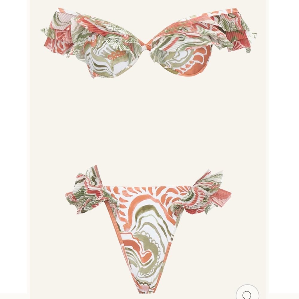 NWT ANDREA IYAMAH SALAMA ABSTRACT HIGH RISE BIKINI - SIZE SMALL